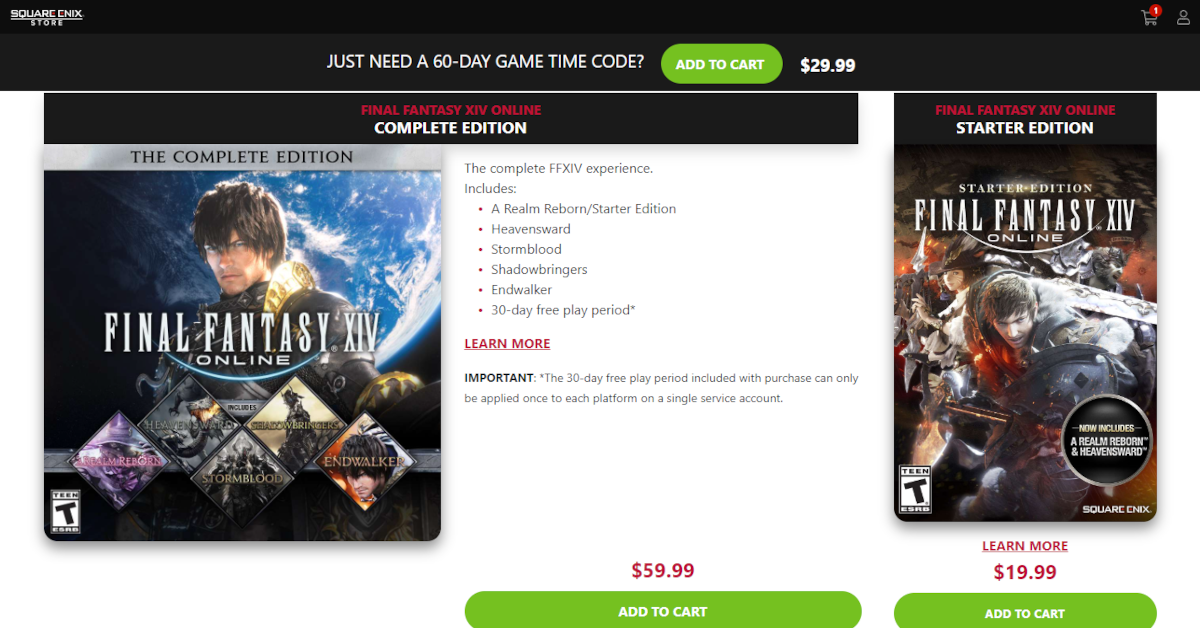 Upgrade From Free Trial To Full Game FFXIV Guide ToF Upgrade From Free Trial To Full Game FFXIV Guide ToF