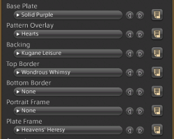 Edit Plate Advanced Settings