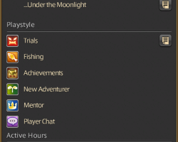 Edit Profile Options