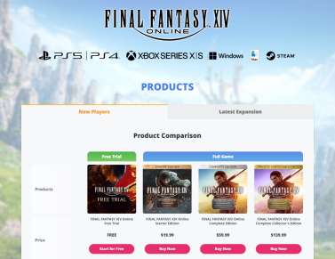 FFXIV - Upgrade from Free Trial